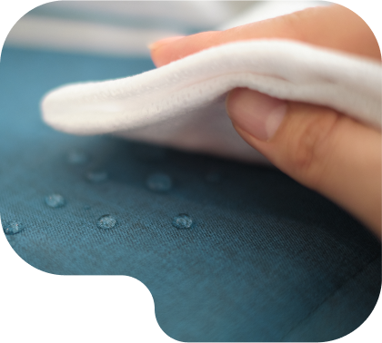 Hand wiping drops